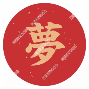 CRL27W0158 新年貼紙-夢 Φ27mm 70片/張