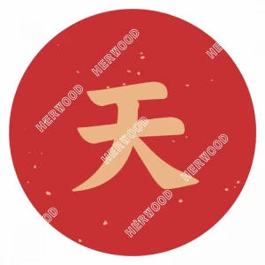 CRL27W0117 新年貼紙-天 Φ27mm 70片/張