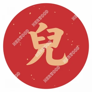 CRL27W0203 新年貼紙-兒 Φ27mm 70片/張